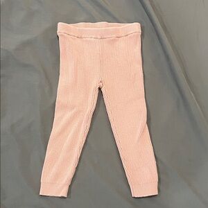 GAP Soft Pink Ribbed Leggings for Kids